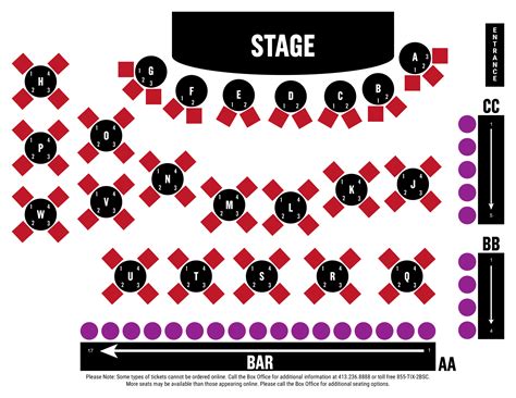 Cain's Ballroom Seating Chart