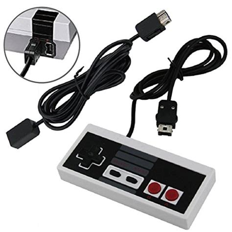 NES Classic Mini Edition Controller with 6 FT Extra Long Extension Controller Gamepad by Generic ...