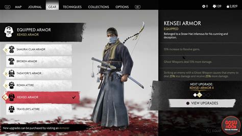 Kensei Armor Ghost of Tsushima Six Blades of Kojiro Location