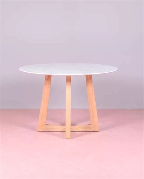 Round dining table in Carrara marble | 5 years warranty - Nest Dream ...