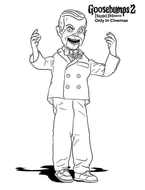 Slappy from Goosebumps Coloring Page - Free Printable Coloring Pages for Kids