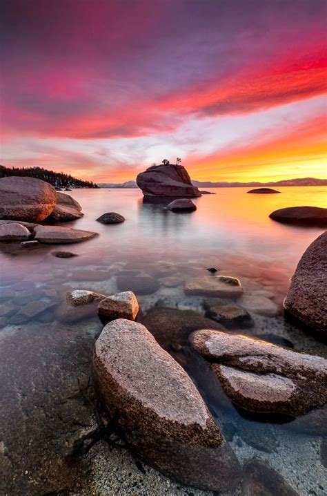 Bonsai Rock Sunset | Landscape pictures, Sunset images, Beautiful sunset