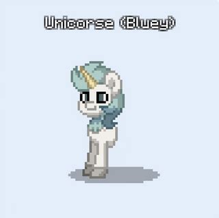 Did this in Pony Town : r/bluey