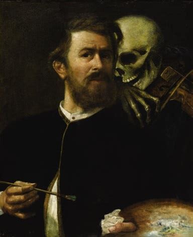 Self-portrait with death playing the fiddle by Arnold Böcklin on artnet