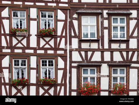 Historic half-timbered houses in Germany Stock Photo - Alamy