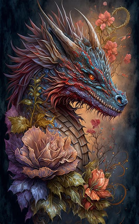 Dragon Digital Art by My Enchanted Canvas - Fine Art America