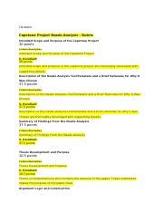 Capstone project rubric.docx - The Rubric Capstone Project Needs Analysis - Rubric Intended ...