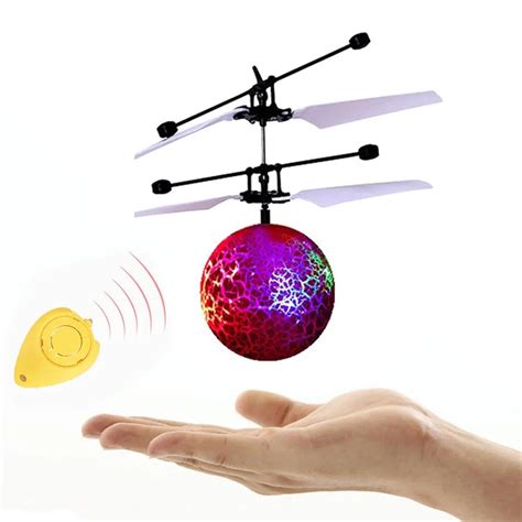 Mini Drone RC Flying Ball Drone Helicopter Ball Built in Shinning LED Lighting for Kids Toy ...