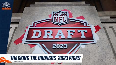 2023 NFL Draft: The Broncos' draft picks