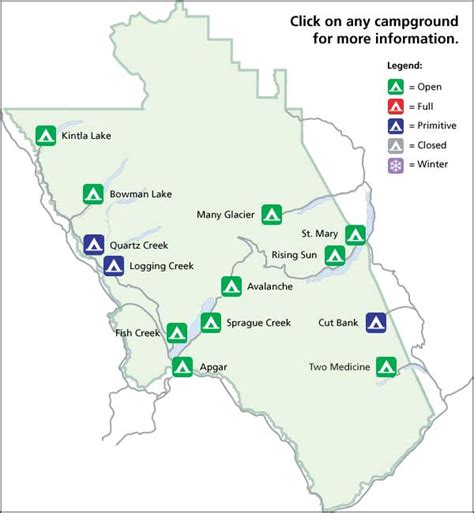 Camping Information: Maps and Trails - Glacier National Park