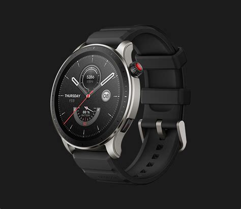 Amazfit GTR 4 Smart Watch, Dual-Band GPS, Bluetooth,-Black(UA) | IQ-Store