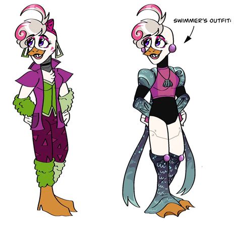 [FNAF: SB Glamrock Chica Redesign] by tylerrosestorey810 on DeviantArt