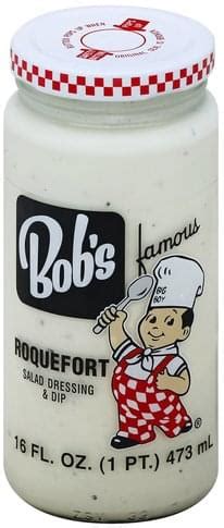 Bobs Roquefort Salad Dressing & Dip - 16 oz, Nutrition Information | Innit