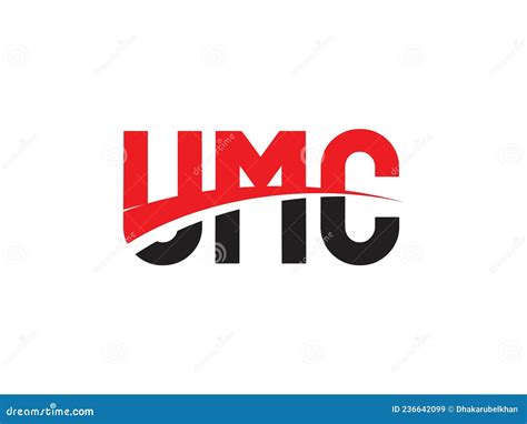 UMC Letter Initial Logo Design Vector Illustration Stock Vector ...