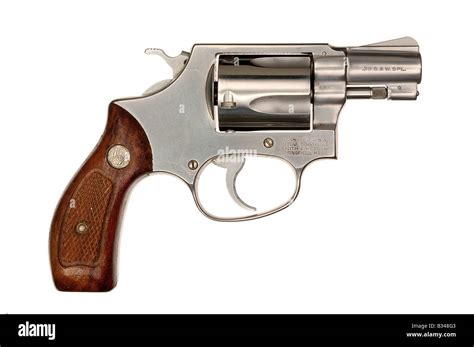 Smith and Wesson 38 revolver handgun Stock Photo - Alamy