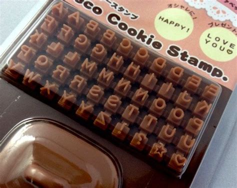 Cookies Stamp Alphabet stamp cooking craft supplies by ELVEINTIDOS, $2.10 | Cookies et biscuits ...