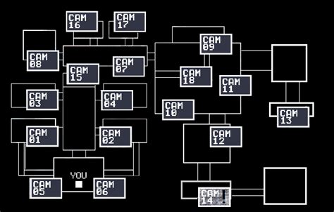 FNAF 2 map REMADE CAM 14 Alert! by HypeAnimationsMC on DeviantArt