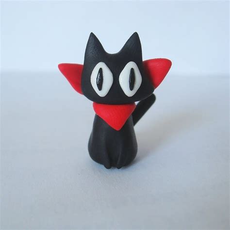 Sakamoto cat from great anime "nichijou" #polymerclay #fimo #clay # ...