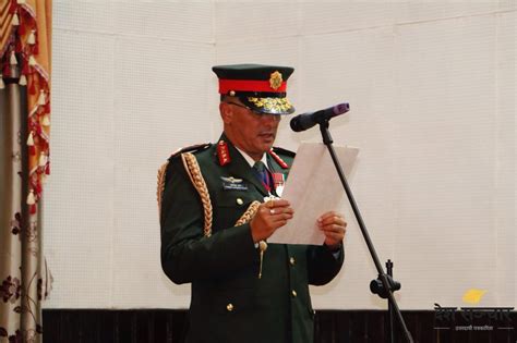 General Thapa Takes Oath And Assumes COAS Of Nepal Army | New Spotlight ...