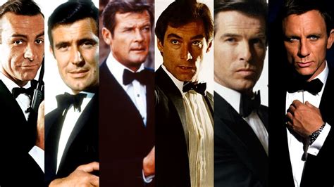 Names Of All James Bond Actors