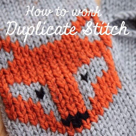 Add Needlepoint to your Sweaters with Duplicate Stitch – Nuts about Needlepoint
