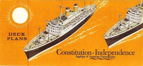 SS Independence and SS Constitution deck plans