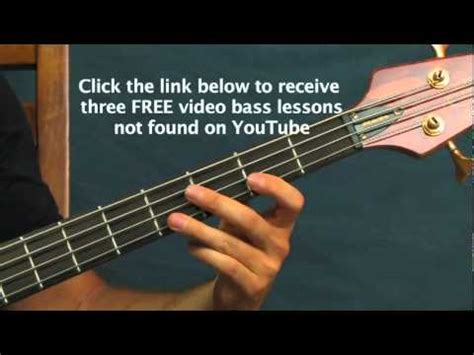 beginner bass guitar lesson billie jean michael jackson billy - YouTube