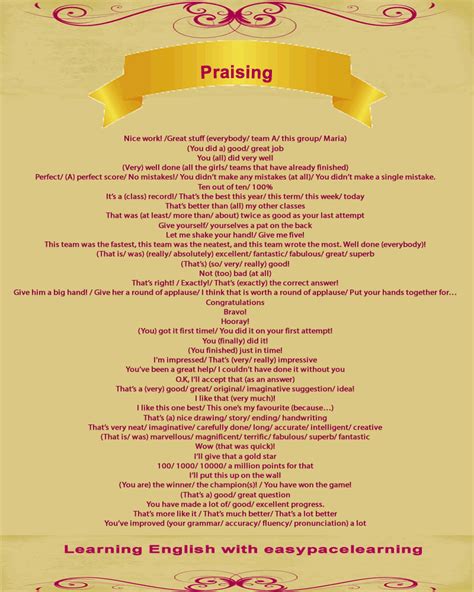 150 praise and encouragement phrases you can use to show you appreciate ...