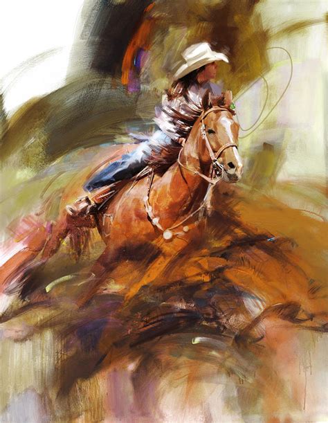 Classic Rodeo 6 Painting by Maryam Mughal