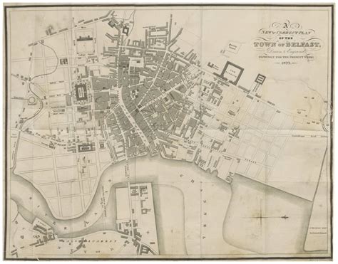 Map of Belfast, 1822. : MapPorn