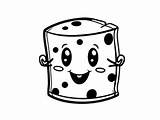 Cheese Coloring Sheet For Kids  Page sketch template