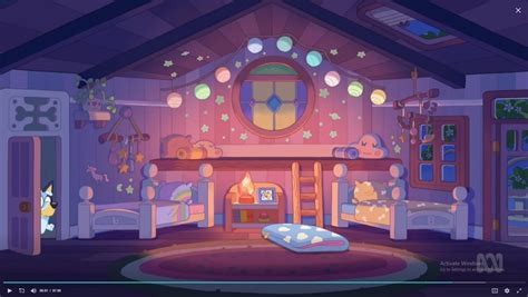 bluey bedroom background art | Cartoni disney, Disney