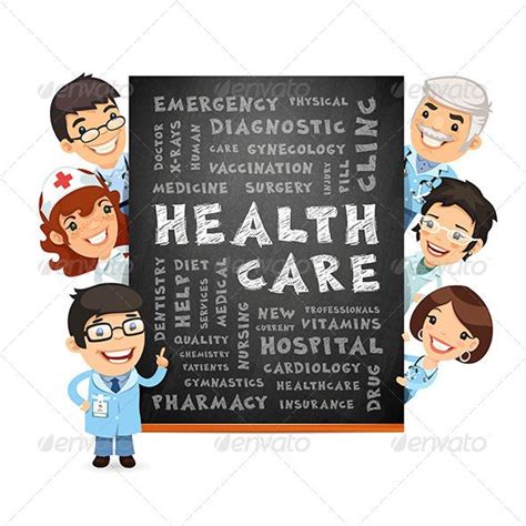 Doctors Presenting Health Care Poster Graphic Free Download DOWNLOAD NOW Nulled Doctors ...