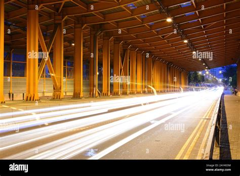 tunnel with car light Stock Photo - Alamy