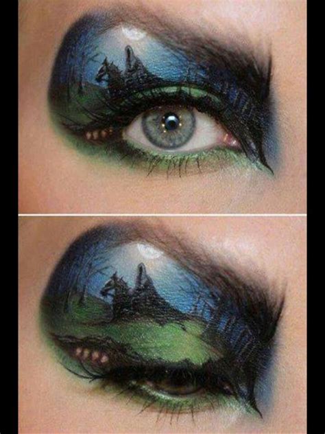 Lord of the Ring eye makeup | Halloween eyes, Makeup, Halloween makeup