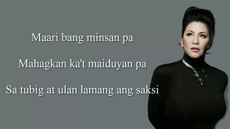 Tuwing Umuulan Lyrics - Regine Velasquez-Alcasid - YouTube