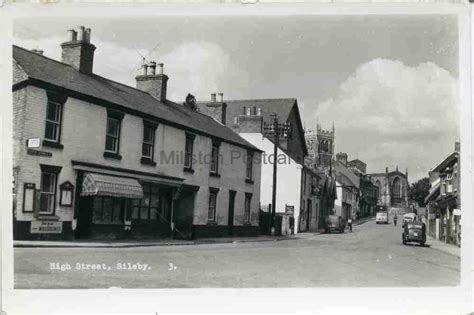 SILEBY HIGH STREET, LEICESTERSHIRE - Millston Postcards