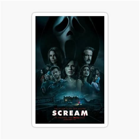 "Scream movie poster 2022 Horror" Sticker for Sale by vivanellyz ...