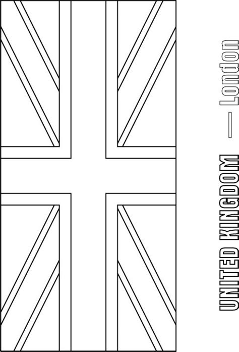 United Kingdom Flag Coloring Page | Download Free United Kingdom Flag ...