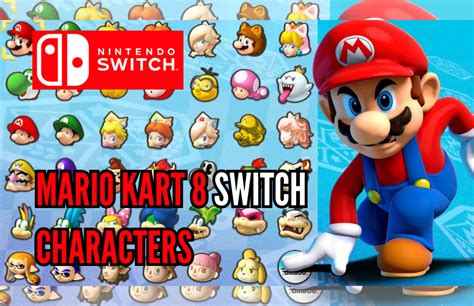 Mario Kart 8 Switch Characters - 🏎️👾🎮Gamer Yard