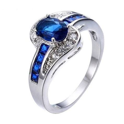 September Birthstone Sapphire Ring – BlazeMall