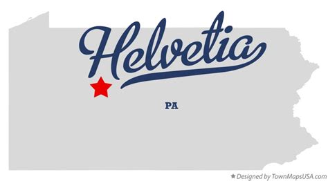 Map of Helvetia, PA, Pennsylvania