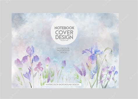 Premium Vector | Watercolor style cover design