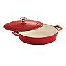 Tramontina Enameled Cast-Iron 4-qt. Covered Braiser