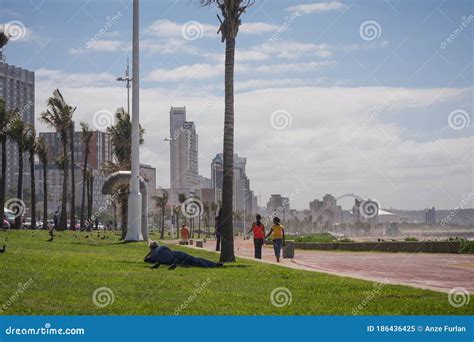 Durban city beachfront editorial image. Image of nature - 186436425