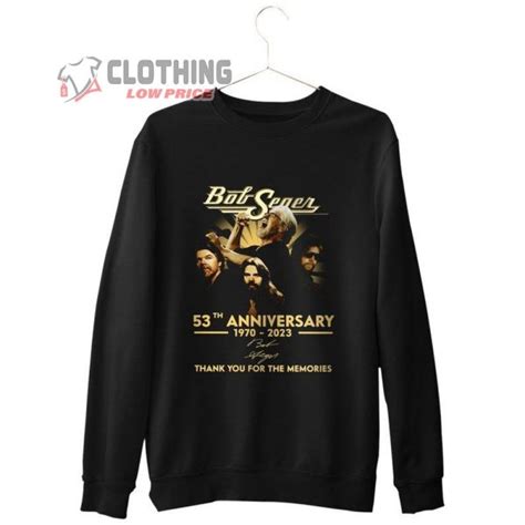 Bob Seger 53Th Anniversary 1970-2023 Shirt, Bob Seger Tour 2023 Shirt ...