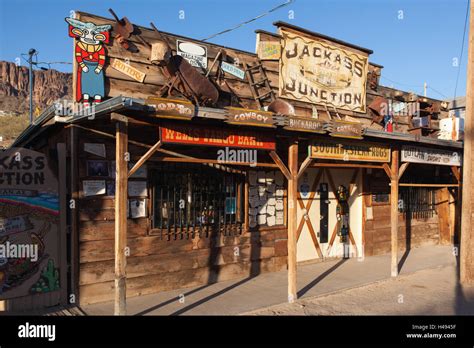 USA, Arizona, Route 66, Oatman Stock Photo - Alamy