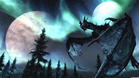 Skyrim Dragon Wallpaper 1920x1080