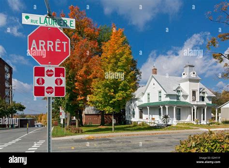 Canada Quebec province Centre du Quebec region Victoriaville Laurier Street Stock Photo - Alamy