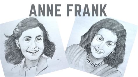 Drawing Anne Frank | Sketching and Shading Anne Frank- The German ...